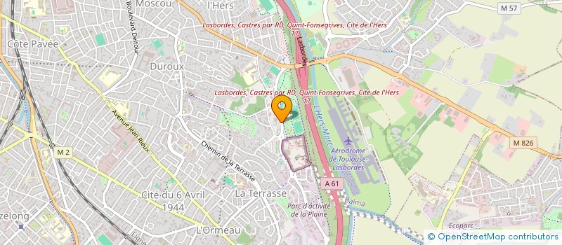 localisation de l'entreprise COORDI-CPTS 31 à TOULOUSE