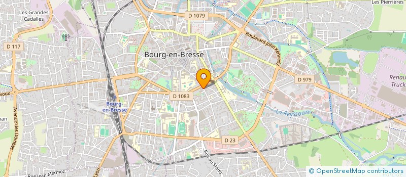 localisation de l'entreprise COORDI ENTREP REGION DEVELOPP ACTIVI NOU à BOURG-EN-BRESSE