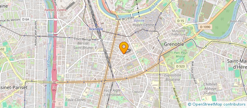 localisation de l'entreprise COORDI ETUDIANT INTER DEVELOP ART CULTUR  GRENOBLE