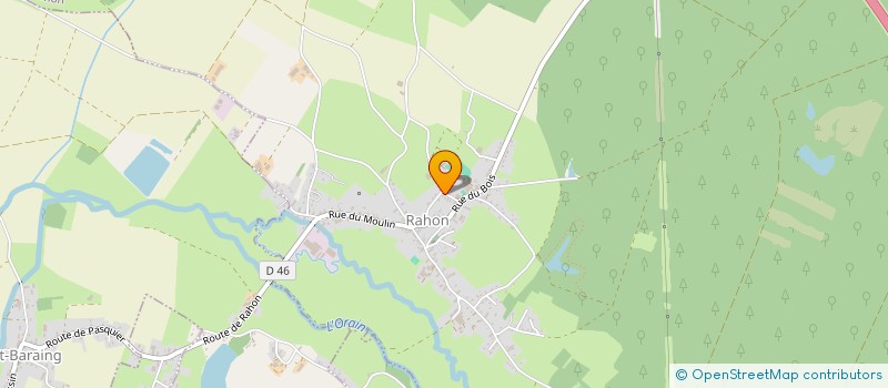 localisation de l'entreprise COORDIN'AGES 39  RAHON