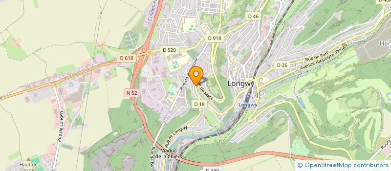 localisation de l'entreprise COORDIN FRANCO BERBERES BASSIN LONGWY à LONGWY