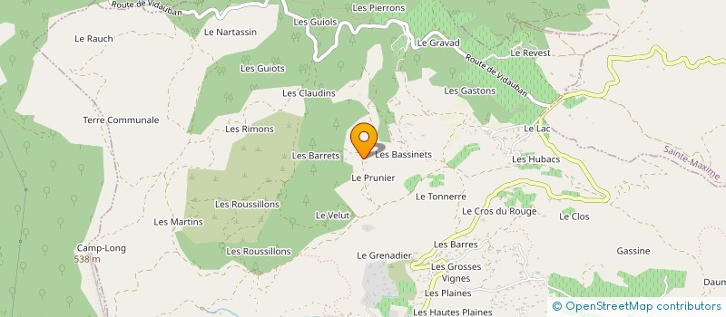 localisation de l'entreprise COORDINANCE à LE PLAN-DE-LA-TOUR