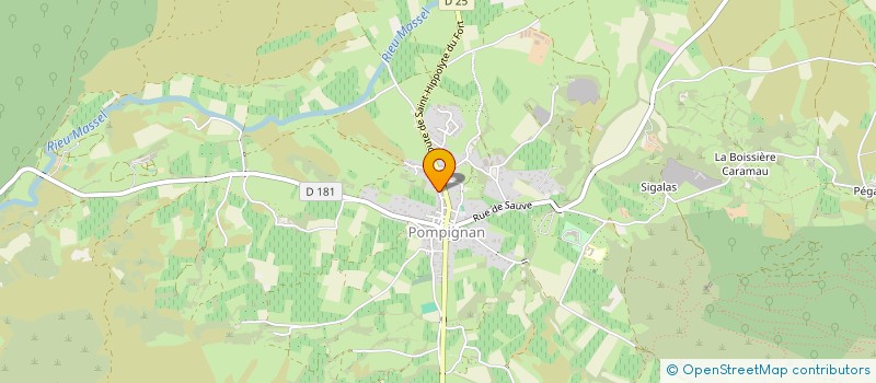 localisation de l'entreprise COORDINATION AMENAGEMENT IMAGERIE MEDICALE à POMPIGNAN