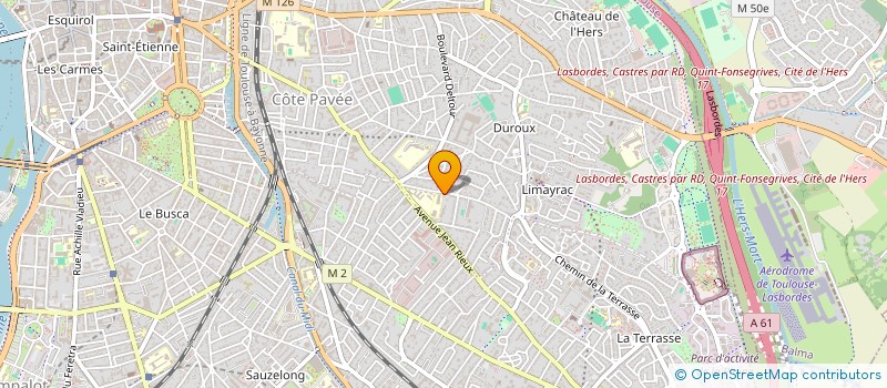 localisation de l'entreprise COORDINATION ARTISTIQUE TOULOUSE (C.A.T) à TOULOUSE