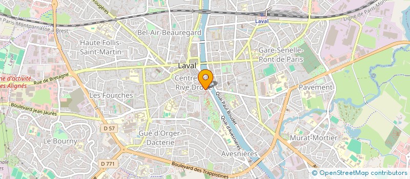 localisation de l'entreprise COORDINATION ASS SOLIDARITE INTERN MAYEN à LAVAL