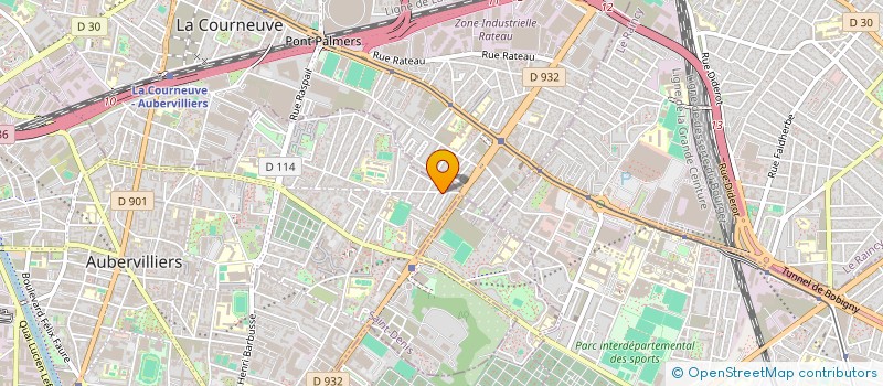 localisation de l'entreprise COORDINATION BATIMENT à AUBERVILLIERS