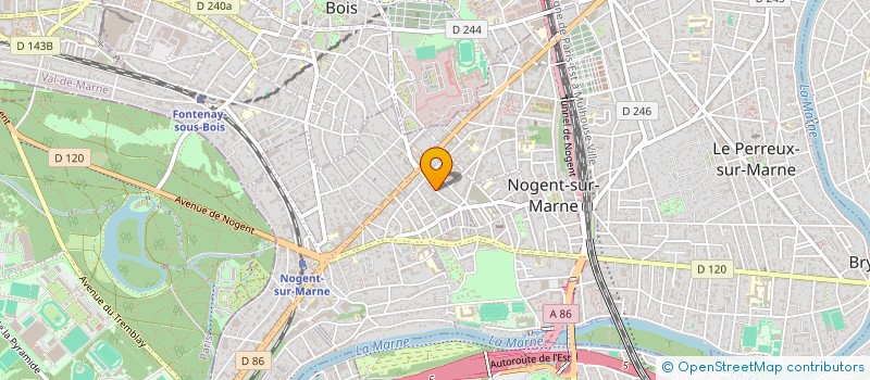 localisation de l'entreprise COORDINATION BATIMENT ASSISTANCE TRAVAUX  NOGENT-SUR-MARNE