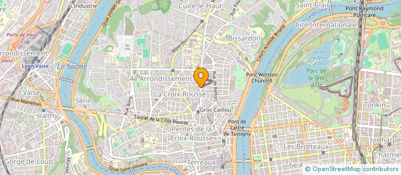 localisation de l'entreprise COORDINATION CITOYENNE ANTENNES RELAIS RHONE-ALPES ET NATIONALE à LYON