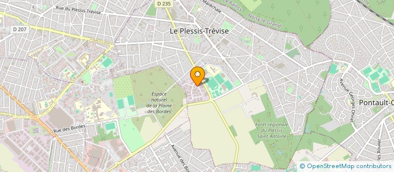 localisation de l'entreprise COORDINATION DE CUISINE FROID CHAUD à LE PLESSIS-TREVISE