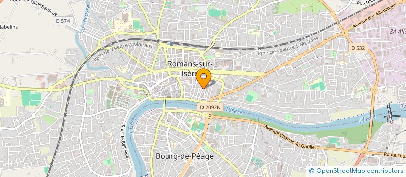 localisation de l'entreprise COORDINATION DE LA MARCHE MONDIALE DES FEMMES 26/07  ROMANS-SUR-ISERE