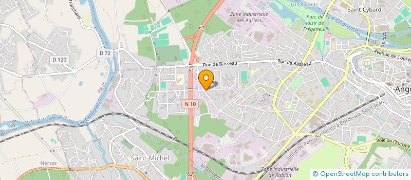 localisation de l'entreprise COORDINATION DEPART DES HARBIS CHARENTE à ANGOULEME