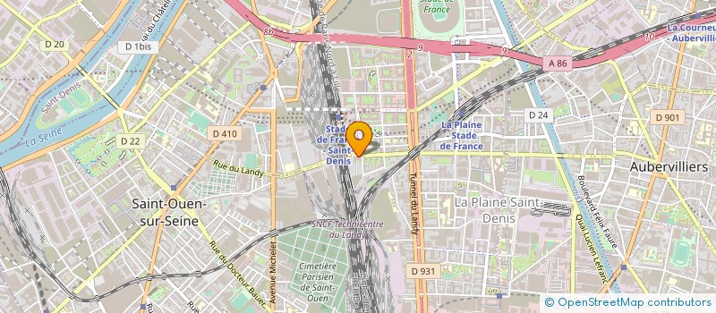 localisation de l'entreprise COORDINATION DES CE EIFFAGE ENERGIE ET CCE EIFFAGE ENERGIE à SAINT-DENIS