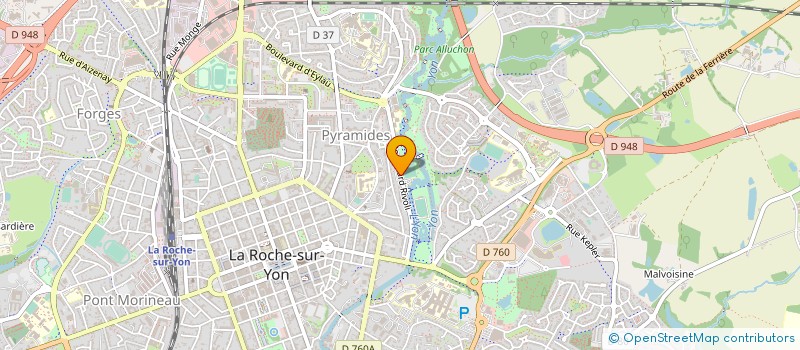 localisation de l'entreprise COORDINATION DES CLUBS DE PETANQUE DE LA ROCHE-SUR-YON à LA ROCHE-SUR-YON