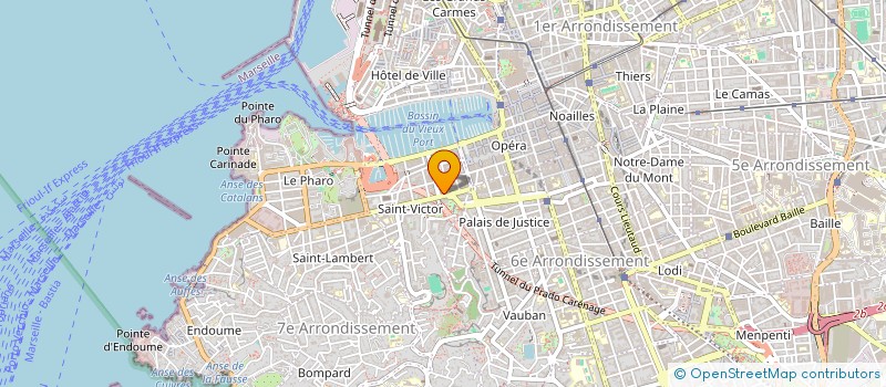 localisation de l'entreprise COORDINATION DES COMBATTANTS DES BOUCHES DU RHONE à MARSEILLE