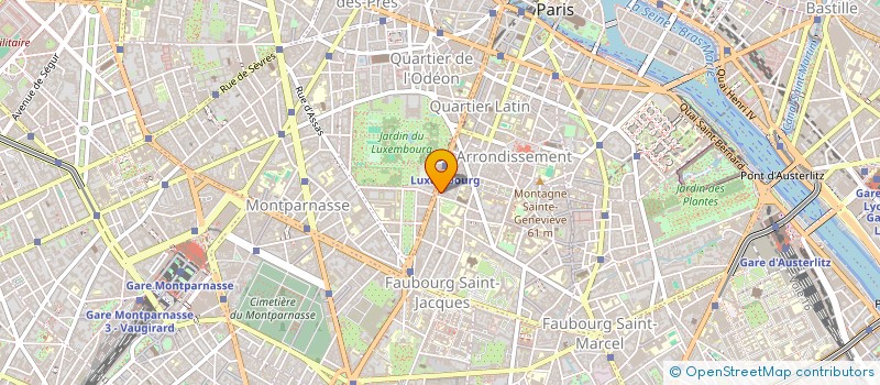 localisation de l'entreprise COORDINATION DES UNIVERSITES DE RECHERCHE INTENSIVE FRANCAISE  PARIS