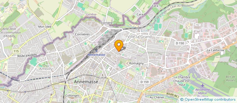localisation de l'entreprise COORDINATION EAU BIEN COMMUN RHONE-ALPES à VILLE-LA-GRAND