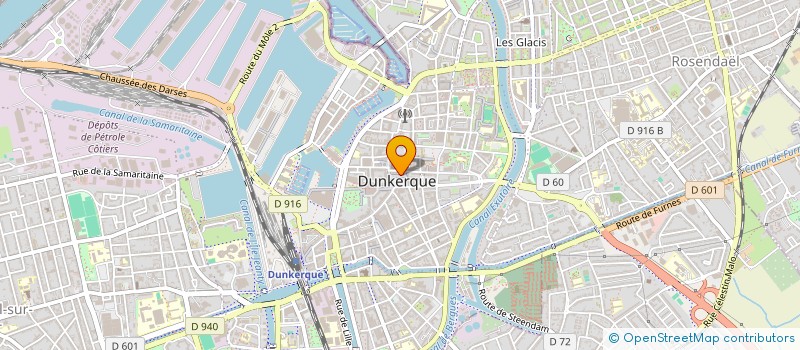 localisation de l'entreprise COORDINATION ET MA TRISE D'OEUVRE TECHNIQUE DU BATIMENT à DUNKERQUE