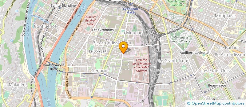 localisation de l'entreprise COORDINATION ETUDES GENERALES à LYON