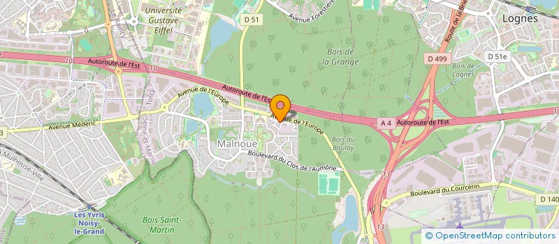 localisation de l'entreprise COORDINATION EUROP EXPRESSE ET SERVICE  EMERAINVILLE