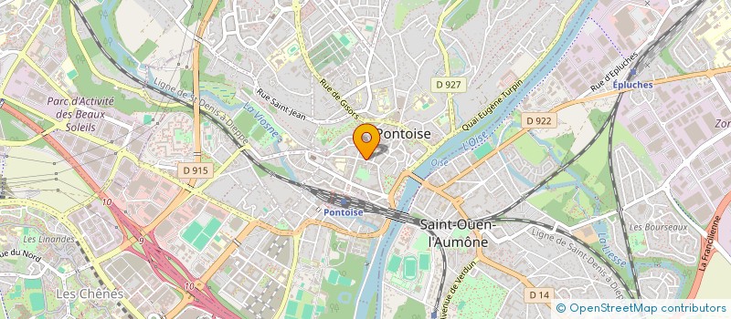 localisation de l'entreprise COORDINATION GESTION ENTR GROUPE PICARD à PONTOISE