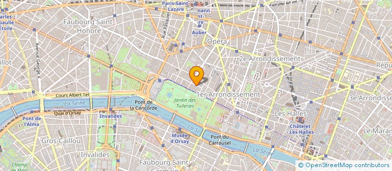 localisation de l'entreprise COORDINATION INDUSTRIELLE ET COMMERCIALE à PARIS