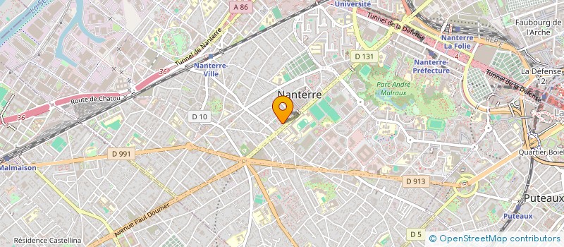 localisation de l'entreprise COORDINATION INTERNATIONAL DES FEMMES CHILIENNES REGION EXTERIEUR EN FRANCE  NANTERRE