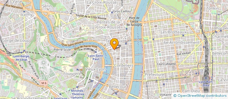 localisation de l'entreprise COORDINATION LYON PROFESSION SPECTACLE à LYON