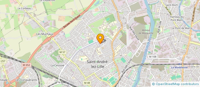 localisation de l'entreprise COORDINATION MOBILE ACCUEIL ORIENTATION à SAINT-ANDRE-LEZ-LILLE