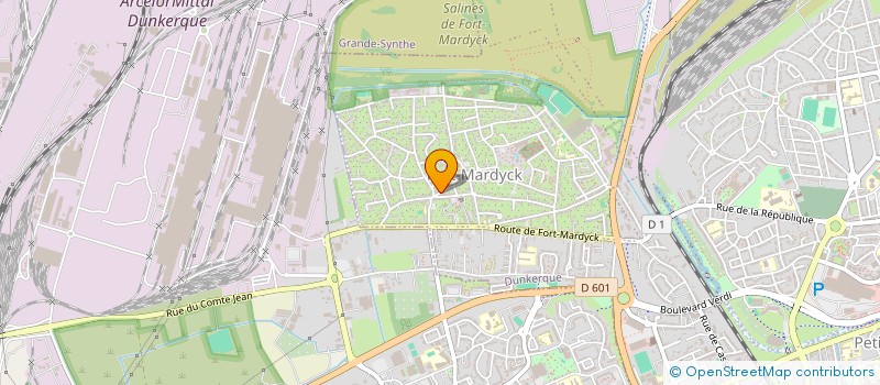 localisation de l'entreprise COORDINATION NATIONALE DES TRAVAILLEUR PORTUAIRE ASSIMILLE à DUNKERQUE