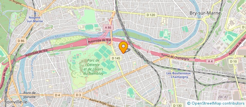 localisation de l'entreprise COORDINATION & ORGANISATION GALE IMMOBIL à CHAMPIGNY-SUR-MARNE