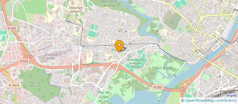 localisation de l'entreprise COORDINATION REGIONALE DE LA LIGUE POUR LA PROTECTION DES OISEAUX PAYS DE LA LOIRE à ANGERS