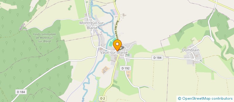localisation de l'entreprise COORDINATION RURALE DE HAUTE MARNE à VAUX-SUR-BLAISE