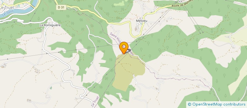 localisation de l'entreprise COORDINATION RURALE DE L AVEYRON  LES COSTES GOZON