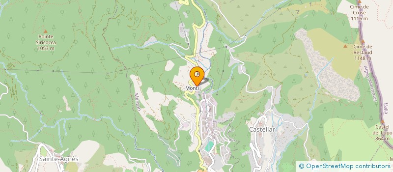 localisation de l'entreprise COORDINATION RURALE DES ALPES-MARITIMES  CASTELLAR