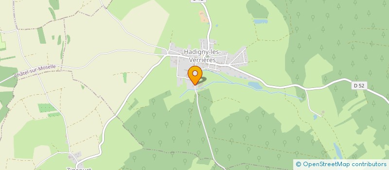 localisation de l'entreprise COORDINATION RURALE DES VOSGES  HADIGNY-LES-VERRIERES