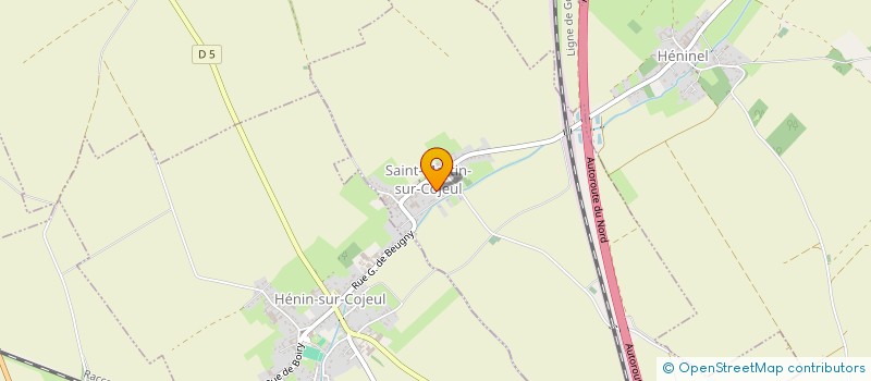 localisation de l'entreprise COORDINATION RURALE UNION REGIONALE NORD PAS DE CALAIS  WANCOURT