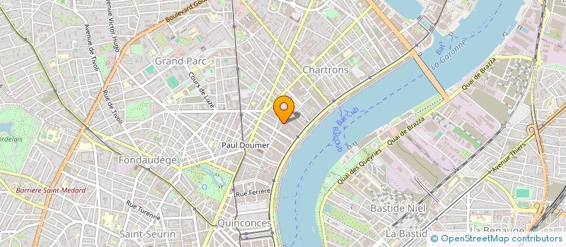 localisation de l'entreprise COORDINATION SANS-DOMICILE-FIXE à BORDEAUX