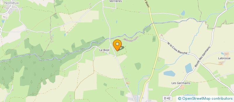 localisation de l'entreprise COORDINATION SANTE EN PAYS D'URFE  CREMEAUX