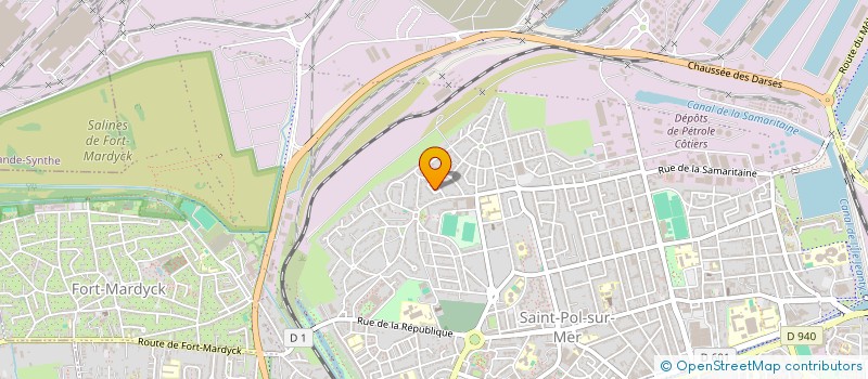 localisation de l'entreprise COORDINATION SANTE SAINT-POL-SUR-MER à DUNKERQUE