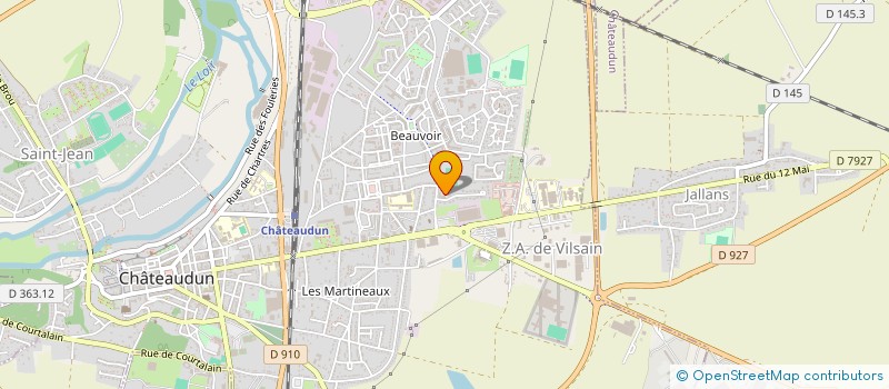 localisation de l'entreprise COORDINATION TELETHON SUD EURELIEN à CHATEAUDUN