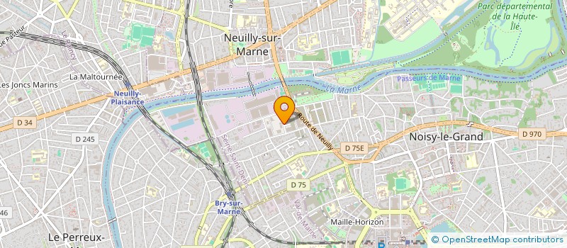 localisation de l'entreprise COORDOGEC à NOISY-LE-GRAND