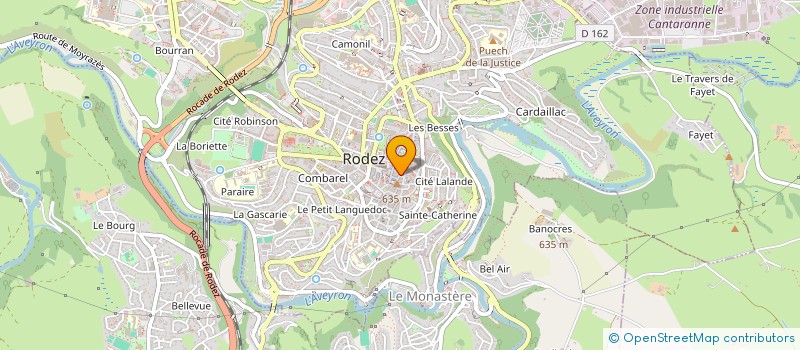 localisation de l'entreprise COORDONNABLE  RODEZ