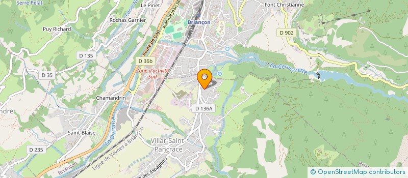 localisation de l'entreprise COORDONNEES  VILLAR-SAINT-PANCRACE