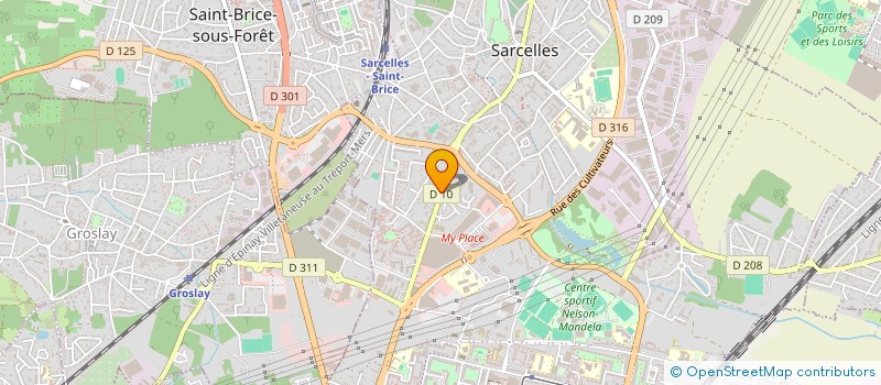 localisation de l'entreprise COORDONNERIE SARCELLE VILLAGE  SARCELLES