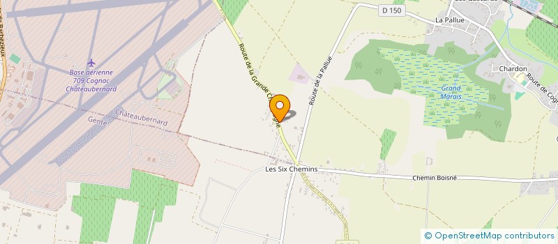 localisation de l'entreprise COORPIBAT à GENSAC-LA-PALLUE
