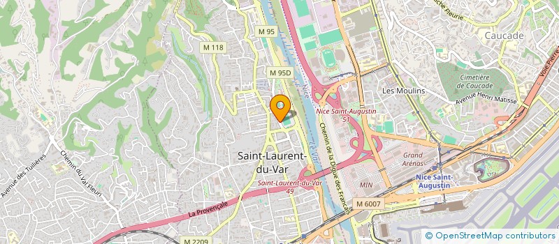 localisation de l'entreprise COORT à SAINT-LAURENT-DU-VAR