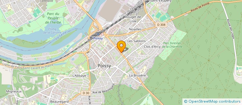 localisation de l'entreprise COOSE à POISSY
