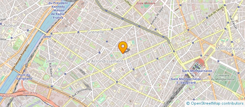 localisation de l'entreprise COOSI  PARIS 15