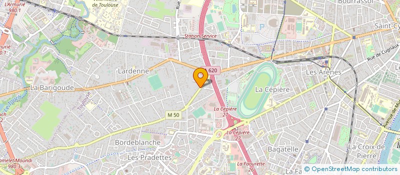 localisation de l'entreprise COOX - OPVS.5 à TOULOUSE