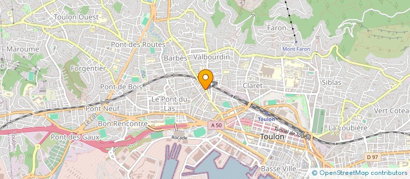 localisation de l'entreprise COP 068  TOULON